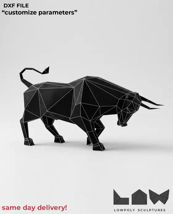 Bull technical DXF preview