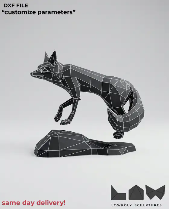 Fox technical DXF preview
