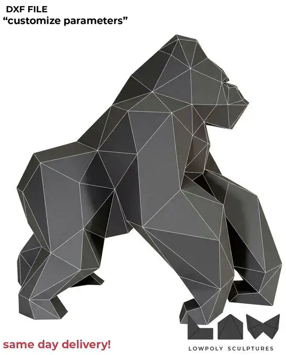 King Kong Walk technical DXF preview