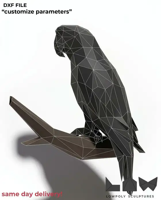 Parrot technical DXF preview