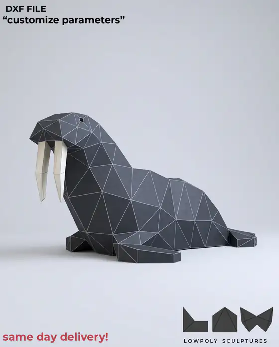 Sea Lion technical DXF preview